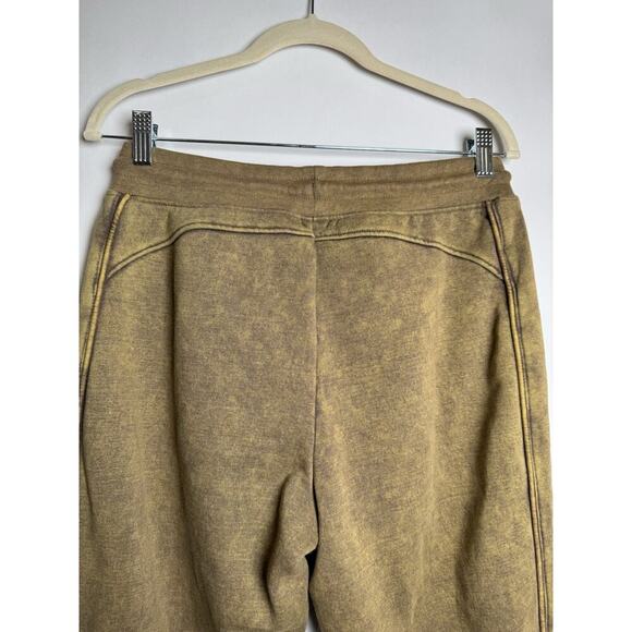 Alphalete Joggers M Men’s Sepia Caramel Brown Pockets‎ Drawstring Toggle - Picture 3 of 7